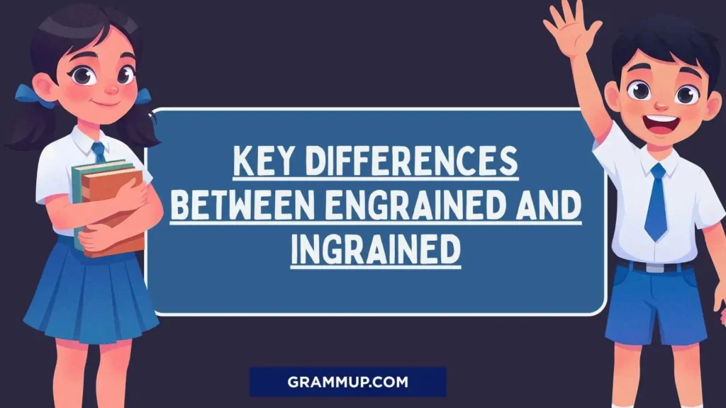 Key Differences Between Engrained and Ingrained