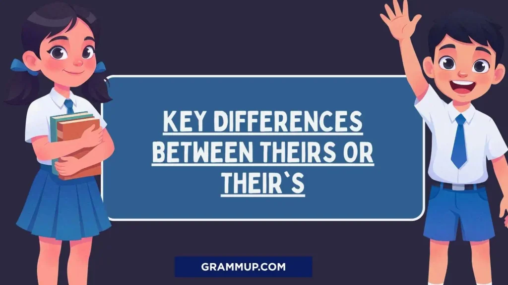 Key Differences Between Theirs or Their's