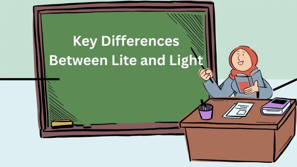 Key Differences Between Lite and Light