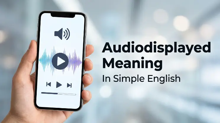 Audiodisplayed Meaning in Simple English