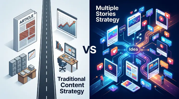 Multiple Stories Strategy vs Traditional Content Strategy