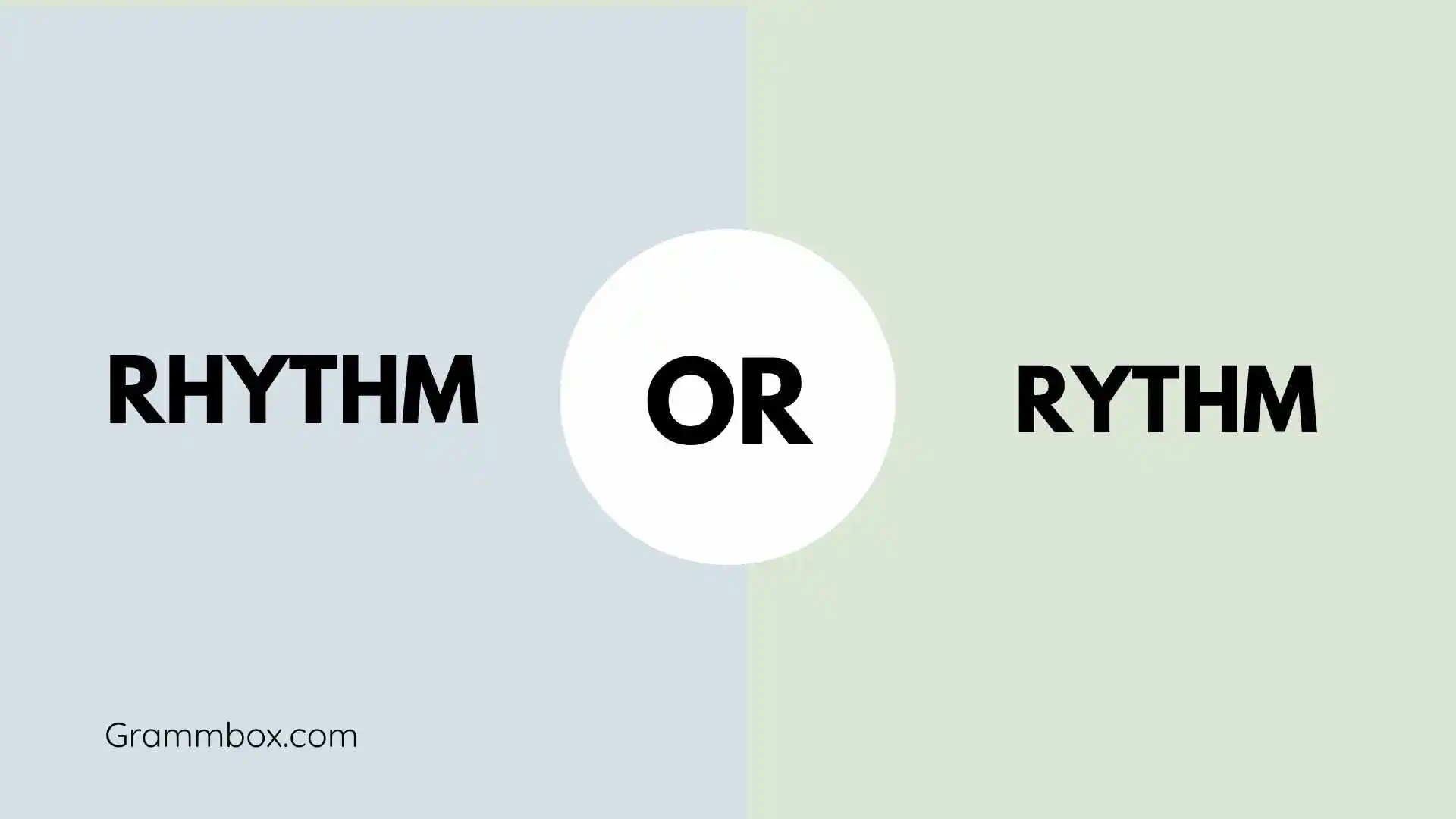 Rhythm or Rythm
