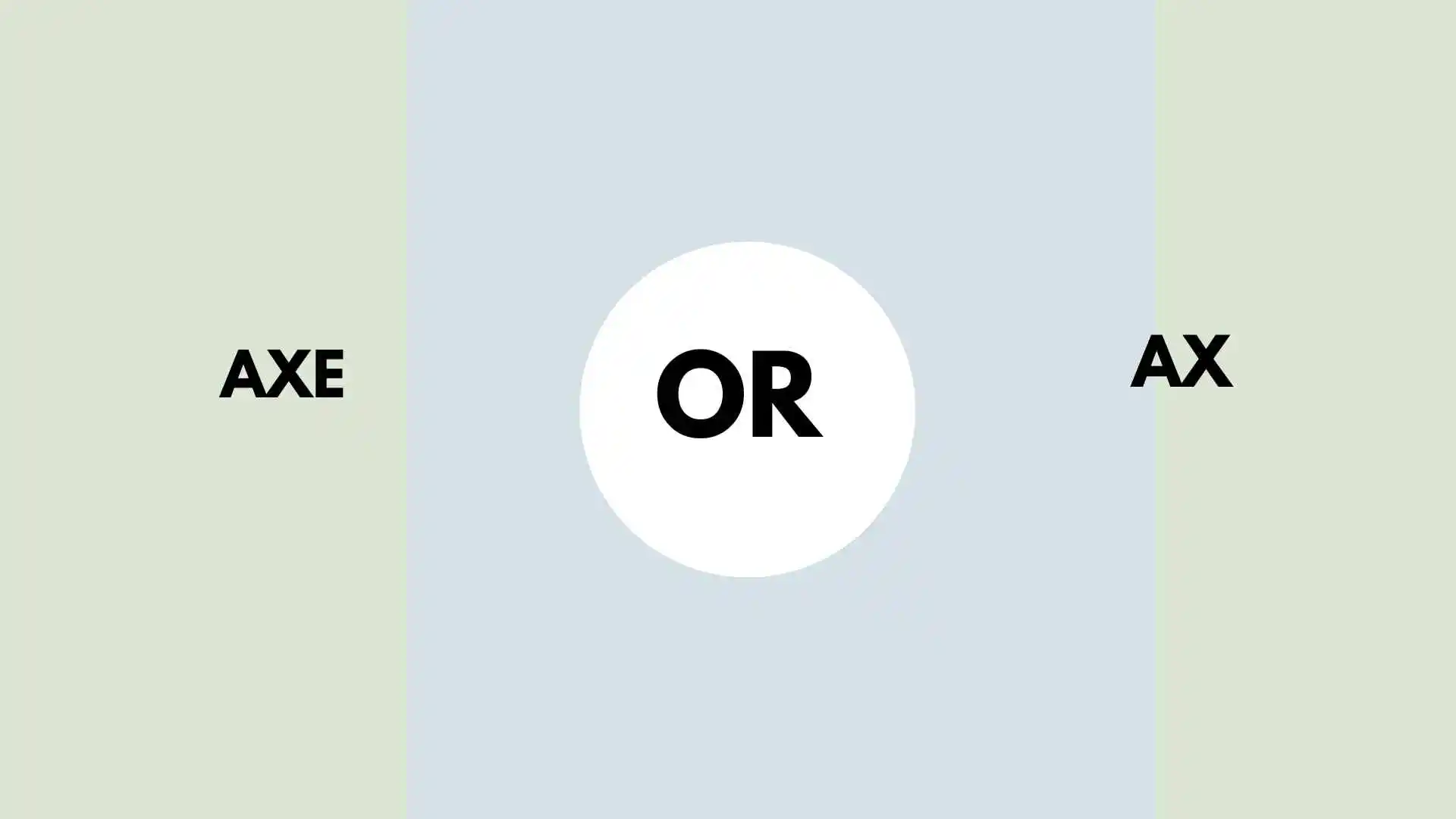 axe or ax