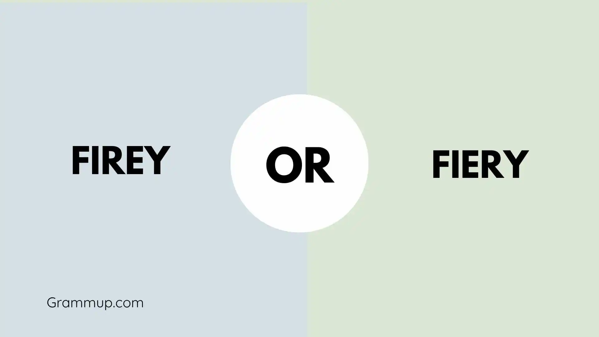 Firey or Fiery