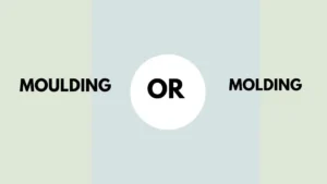 Moulding or Molding