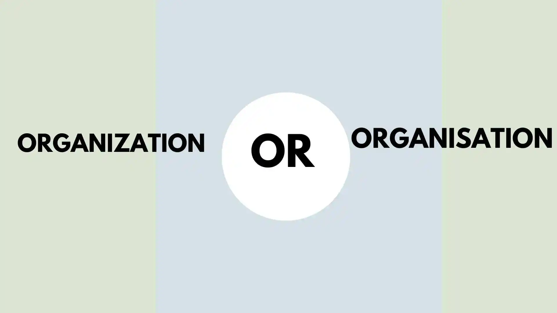 organization or organisation