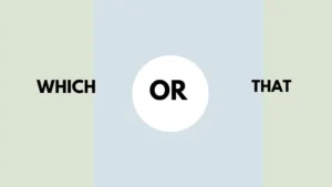 Which or That