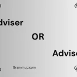 adviser or advisor