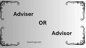 adviser or advisor