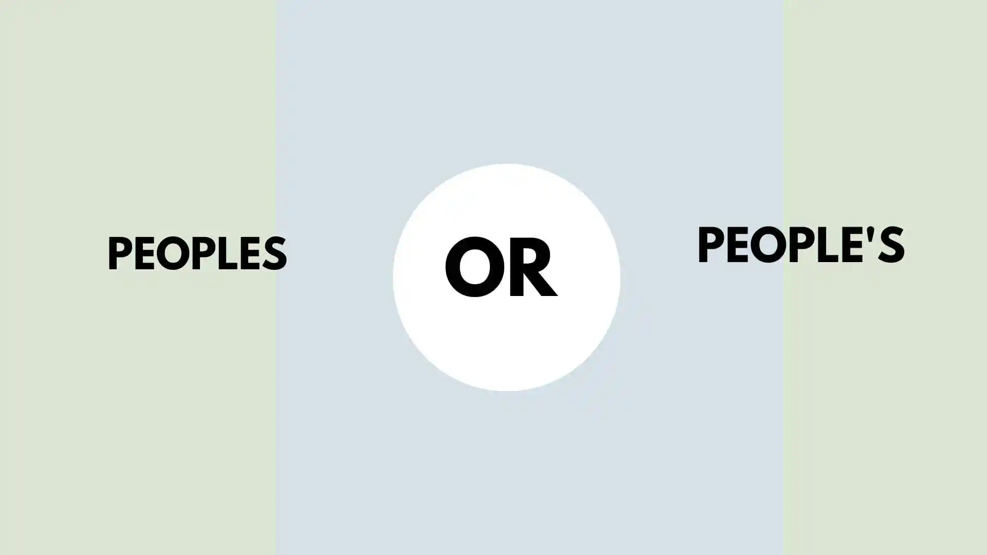 peoples' or people's