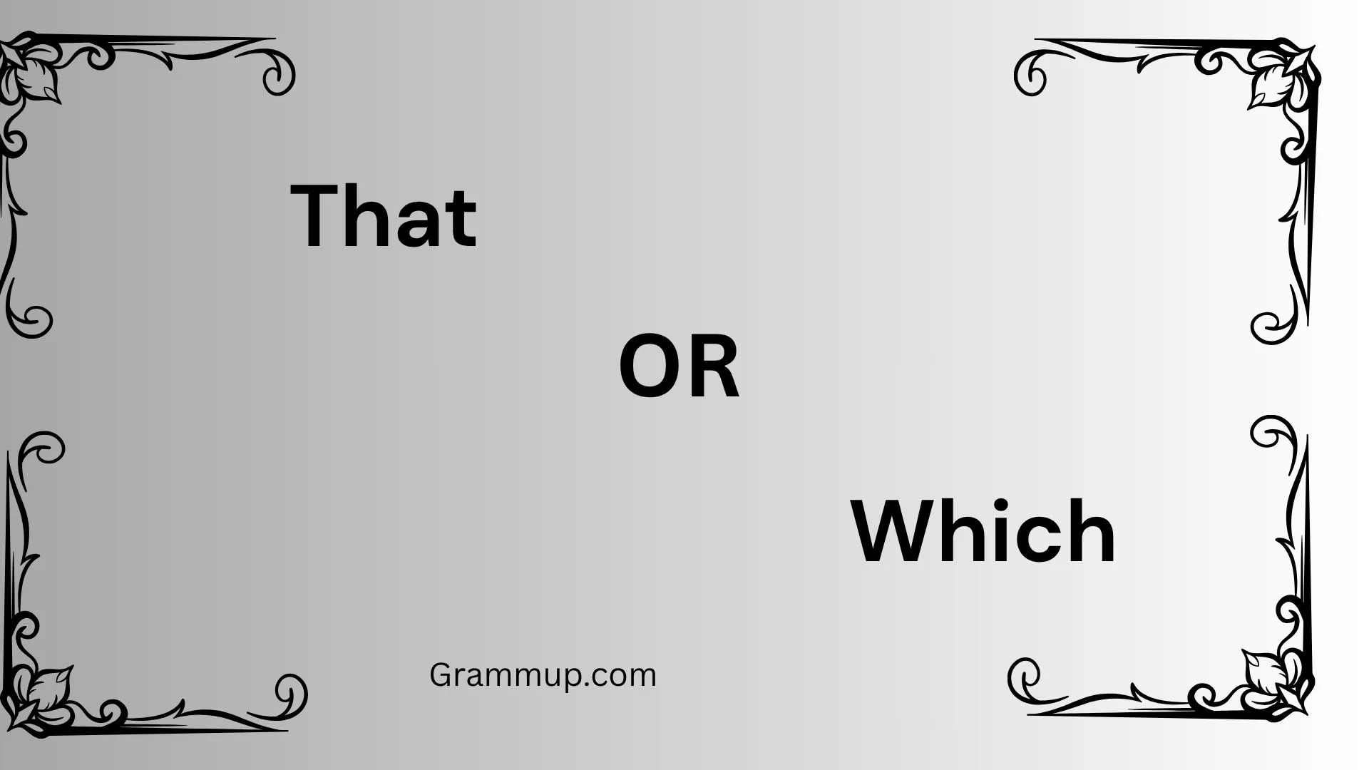 that or which