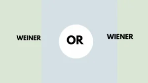 weiner or wiener