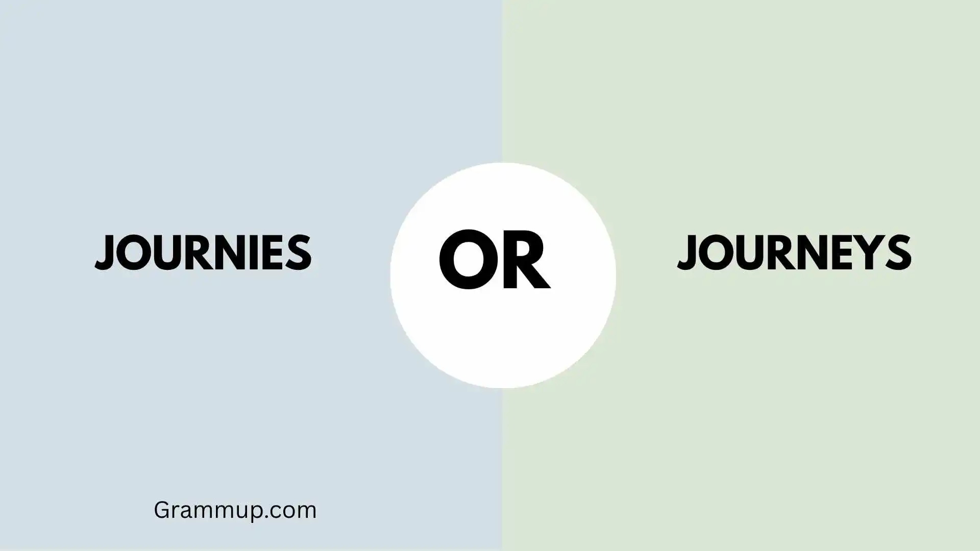 Journies or Journeys