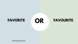 favorite or favourite