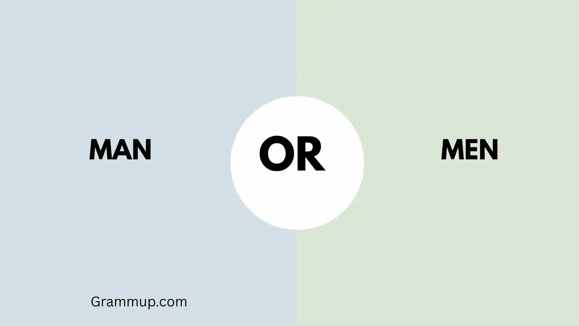 Man or Men